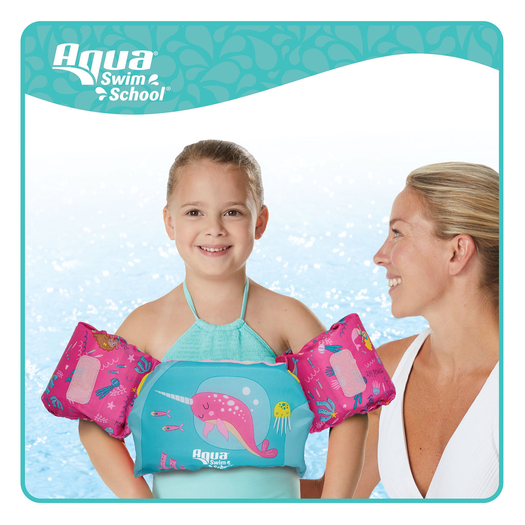 Pink Mermaid Grow-With-Me Swim Trainer, Unisex