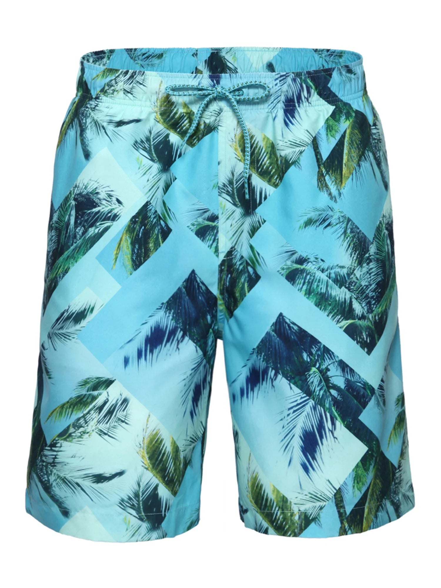 Rokka&Rolla Men'S 8" Mesh Lined Swim Trunks, up to Size 2XL