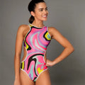 FN SI Backless Bodysuit Women'S Bathing Suit Triathlon Swimsuit Training One-Piece Skinsuit Fitness Race Beach Swimswimming Suit