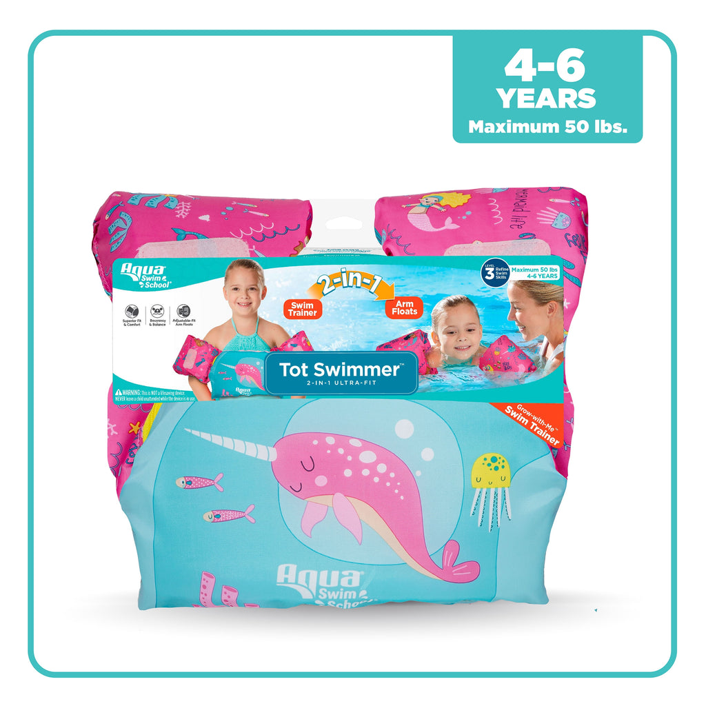 Pink Mermaid Grow-With-Me Swim Trainer, Unisex
