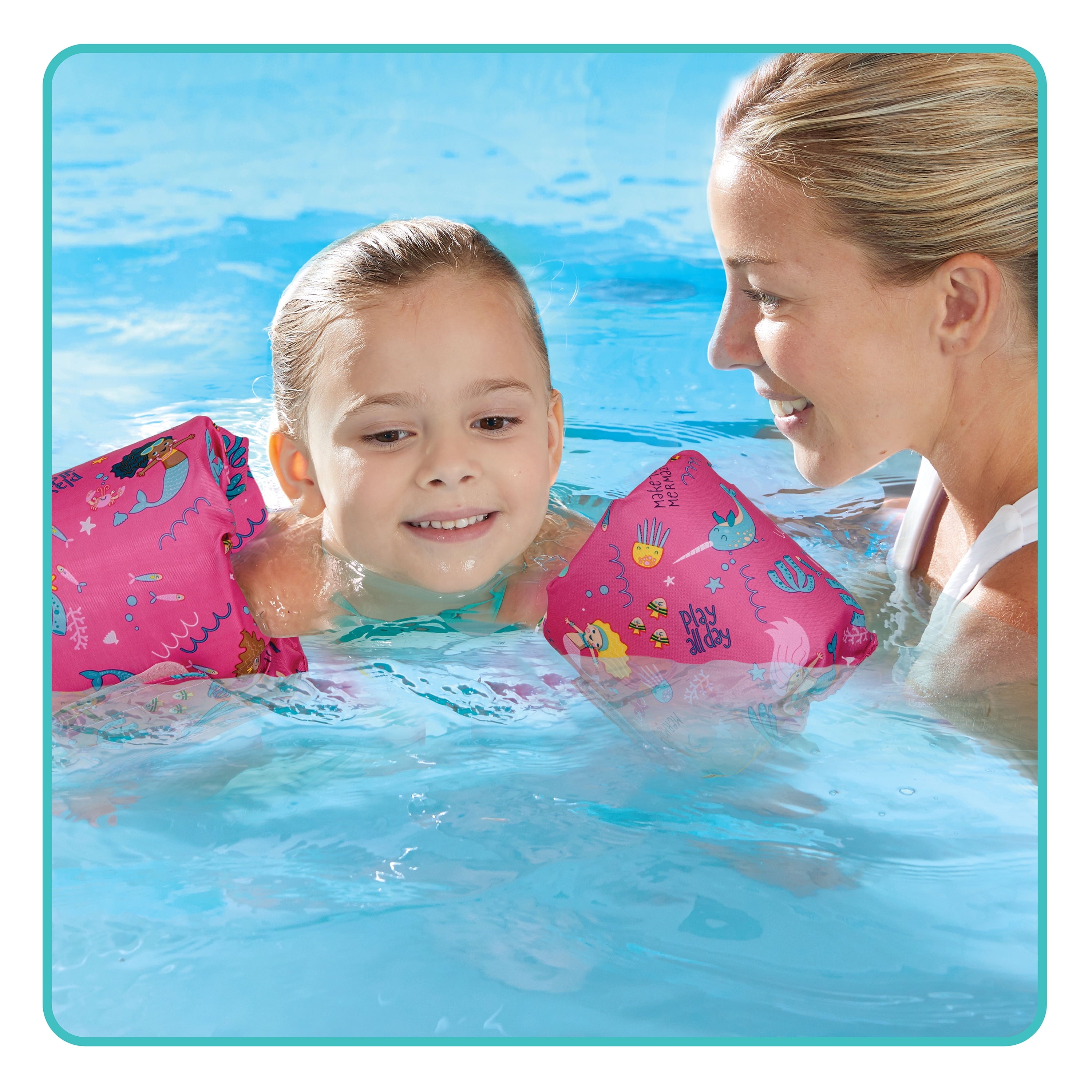 Pink Mermaid Grow-With-Me Swim Trainer, Unisex