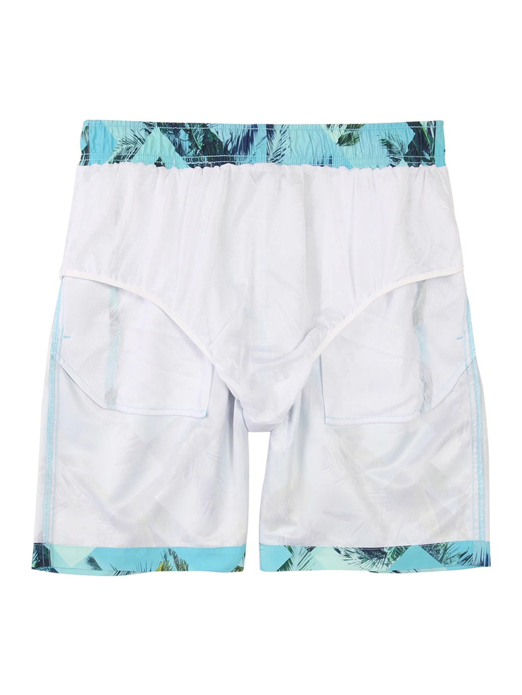 Rokka&Rolla Men'S 8" Mesh Lined Swim Trunks, up to Size 2XL